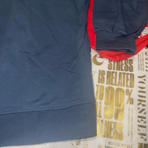 Lululemon Perfectly Oversized Crew Pullover. Slate Blue. Size 14 - Picture 5 of 9